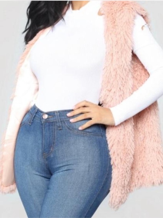 Fashion Nova Jackets & Blazers - Fashion Nova Faux Fur Open Vest | Mauve Pink | O/S